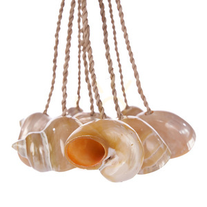 Muschelquaste Natur 45 cm Handgefertigt Dekoaccessoire Zubehör small 5