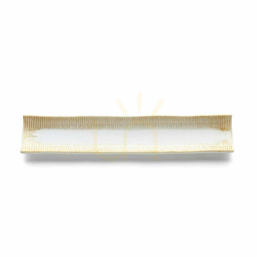 Prüfen Servierplatte Die Da Rocha Weißer Honig 39 x 8 cm