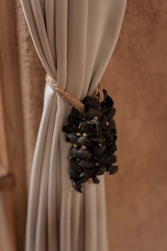 Prüfen Quaste schwarz 35 cm Handmade Zubehör