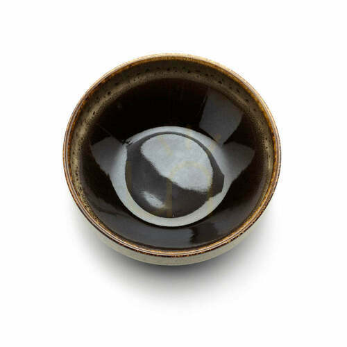 Prüfen Schale Kyoto niedrig dunkelbraun 14 cm M