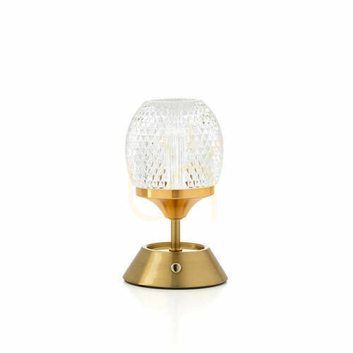 Prüfen Tischlampe Glow Sinatra LED Handmade 10,5 x 18 cm