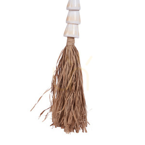 Kegelmuschel-Quaste Naturweiß 75 cm small 3