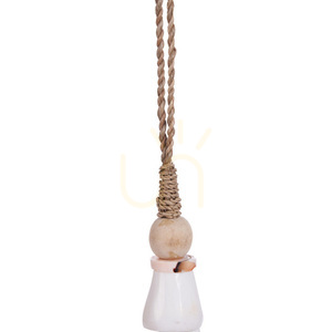 Kegelmuschel-Quaste Naturweiß 75 cm small 4