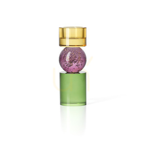 Hoher Kerzenhalter Bazar Bizar Solar Jewel aus recyceltem Glas, 16,4 cm small 2