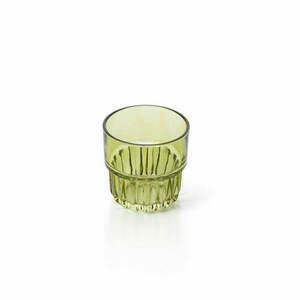 Trinkglas Bazar Bizar The Faceted Tumbler grün 8,3 cm small 1