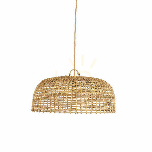 Prüfen Lampenschirm The Cloche Pendant Bazar Bizar, Natur, 60 cm