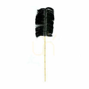 Dekopalme Raffia Palmeira schwarz 10 x 190 x 30 cm small 0