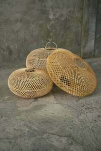 Pendelleuchte Wholly Natur L 60 cm Handgefertigt small 1