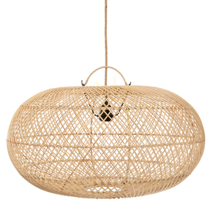 Pendelleuchte Wholly Natur L 60 cm Handgefertigt small 4