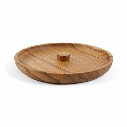 Prüfen Räucherstäbchenhalter Teak Root Collection Natural 15x15 cm