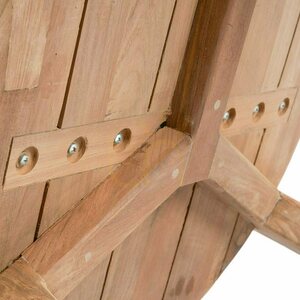 Garten-Couchtisch Bazar Bizar Seseh S aus recyceltem Teakholz, natur, 50 × 50 × 30 cm small 10