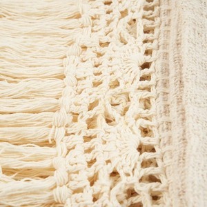 Bettüberwurf Natur 135x270 cm Handmade Innenausstattung Teppichoptik small 2