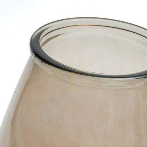 Prüfen Vase Qiezi Beige L Glas Glass Collection 29x29x35,5 cm