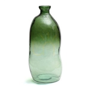 Vase Jinsuo Grün Glas 34x34x73 cm Glass Collection small 3