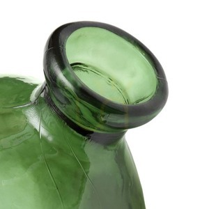 Vase Jinsuo Grün Glas 34x34x73 cm Glass Collection small 4