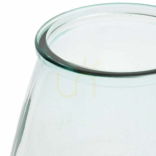 Prüfen Vase Qiezi Blau Glas L Glass Collection 29x29x35,5 cm