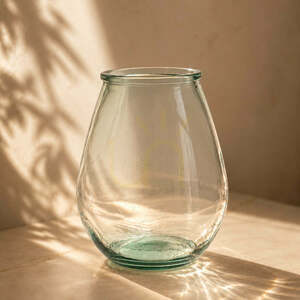 Glasvase Bazar Bizar Qiezi L, blau, 35,5 cm small 6