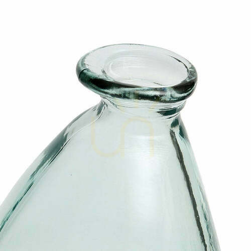 Prüfen Vase Blau Glas 21x21x36 cm Glass Collection Shudi