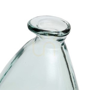 Vase Blau Glas 21x21x36 cm Glass Collection Shudi small 3