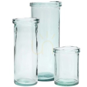 Vase Jiandan Blau M 12x12x28 cm dekorativ für Küche und Innenausstattung small 2