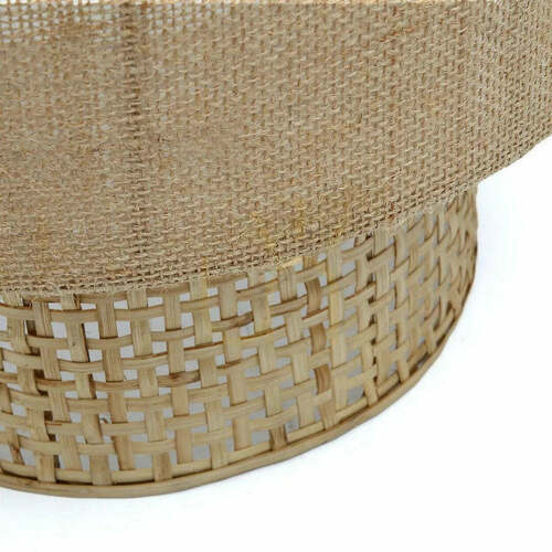 Prüfen Wandleuchte Bolly Jute Natur M