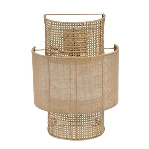 Wandleuchte Bolly Jute Natur M small 3
