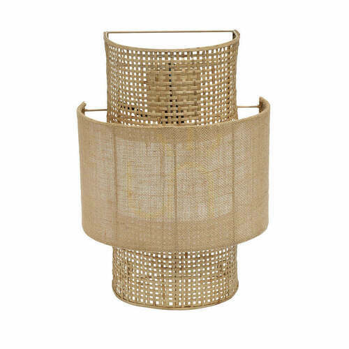 Prüfen Wandleuchte Bolly Jute Natur M