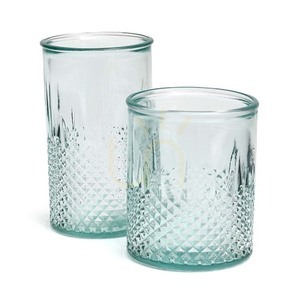 Glas, blau, 14 cm, Küchenzubehör, Dekorationsglas small 6