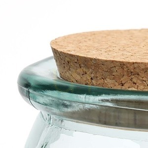 Glas-Bauchtopf Blau M 12x12x12 cm small 5