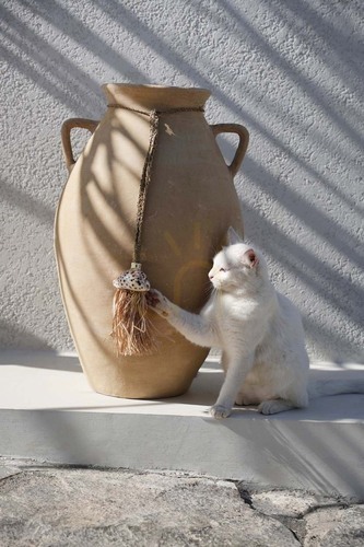 Prüfen Raffia Quaste Natur 45 cm Handgemacht Zubehör