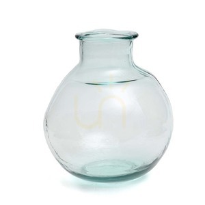 Glasvase Yugang Blau 31 cm Glass Collection small 2