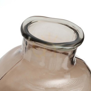 Vase Yugang Beige Glas 25x25x31 cm Glass Collection small 3