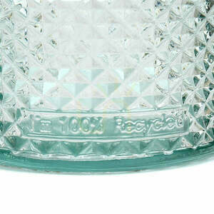 Glas Vase Blau S 9x11 cm small 1
