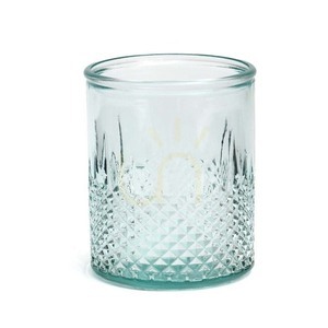 Glas Vase Blau S 9x11 cm small 5