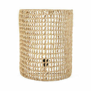 Bazar Bizar SiriKit Wandleuchte aus naturfarbenem Sisal, Höhe 50 cm small 0