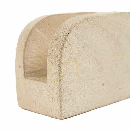 Prüfen Tissue-Halter aus Stein 13 x 8 x 6 cm für Küche und Wohnaccessoires