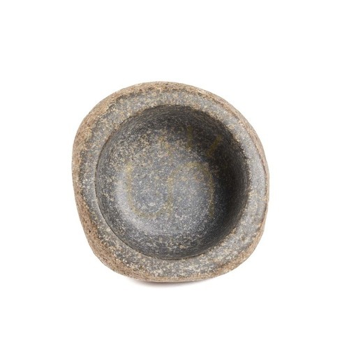Prüfen Dekoschale The River Stone aus Flussstein S 12 cm