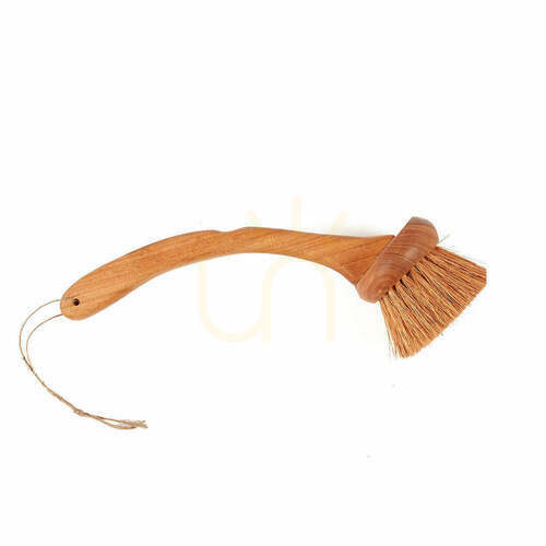 Prüfen Bazar Bizar Naan Reinigungsbürste aus Teakholz, natur, 33 cm