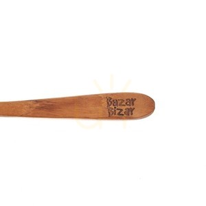 Natürlicher Teakholz-Eislöffel 13 cm small 7