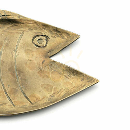 Prüfen Goldenes Tablett Bazar Bizar Dori S aus Messing 13,5 × 7,5 × 1 cm