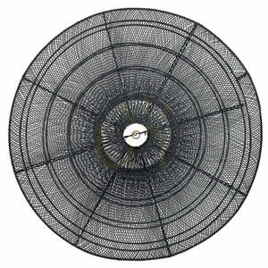Rattan-Lampenschirm Bazar Bizar The Macaron XL für Pendelleuchten, schwarz, 150 cm small 5