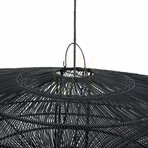 Prüfen Pendelleuchte Macaron Schwarz XL Oversized Collection 150 cm