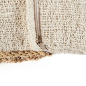 Kissenbezug Raffia Collection Natur 50x50 cm Stoff Rahmendruck small 5