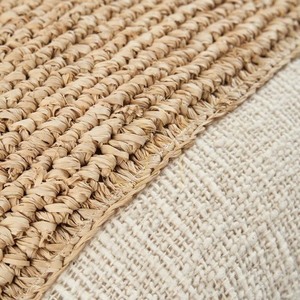 Kissenbezug Raffia Collection Natur 50x50 cm Stoff Rahmendruck small 7