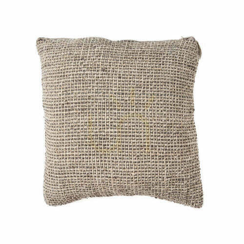 Prüfen Kissenbezug Leinen Korn Natural Black 50x50 cm