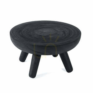 Couchtisch Bazar Bizar Losten schwarz, Suarholz, Ø75 cm, Höhe 41 cm small 5
