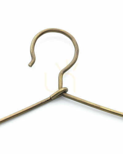 Prüfen Kleiderbügel Gold M 40 x 19 cm Möbelzubehör Innenausstattung