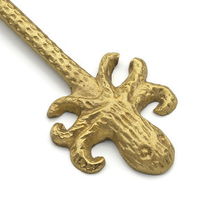 Oktopusgabel Gold S small 4