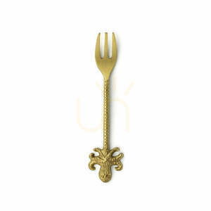 Oktopusgabel Gold S small 0