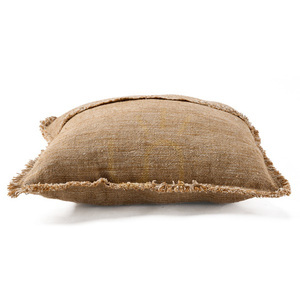 Kissenbezug Sahara Fransen Naturbraun 50x50 cm small 7